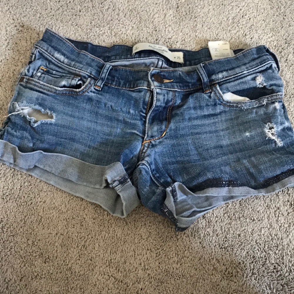 Abercrombie jean shorts